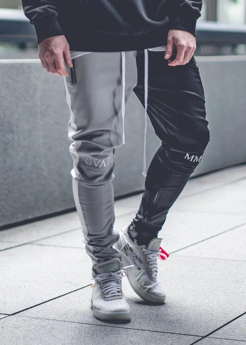 2 tone Patchwork joggers