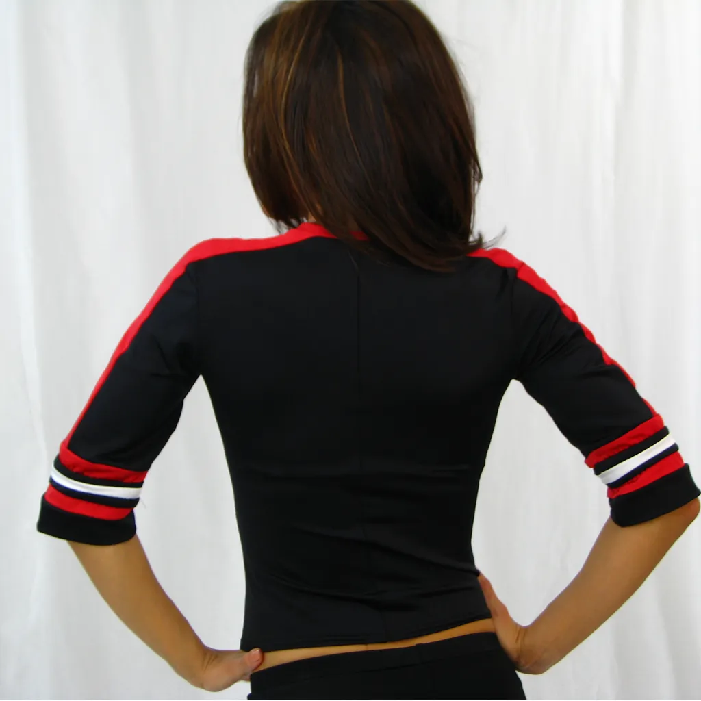 3/4 Sleeve Jersey Top