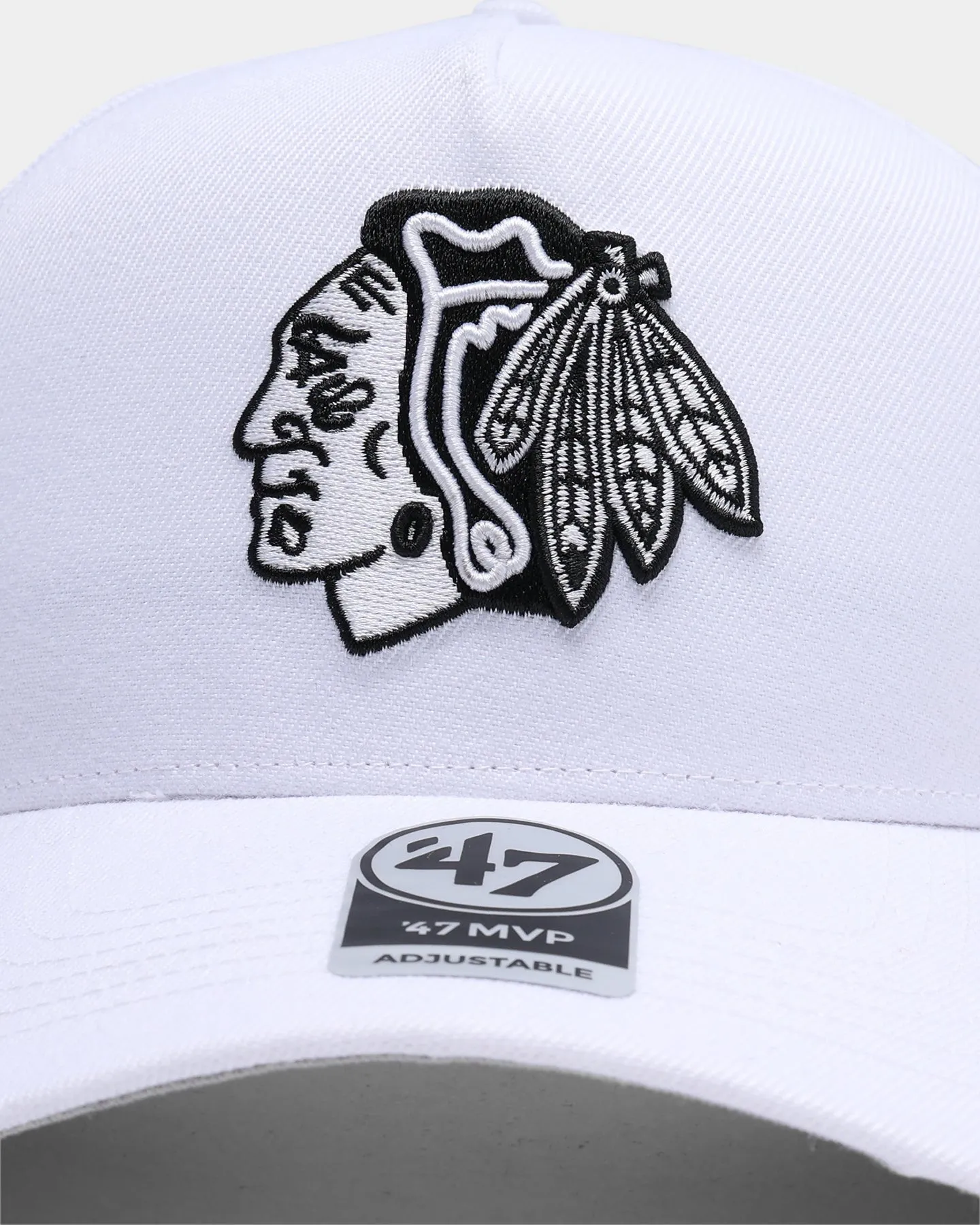 47 Brand Chicago Blackhawks MVP DT Snapback White/Black