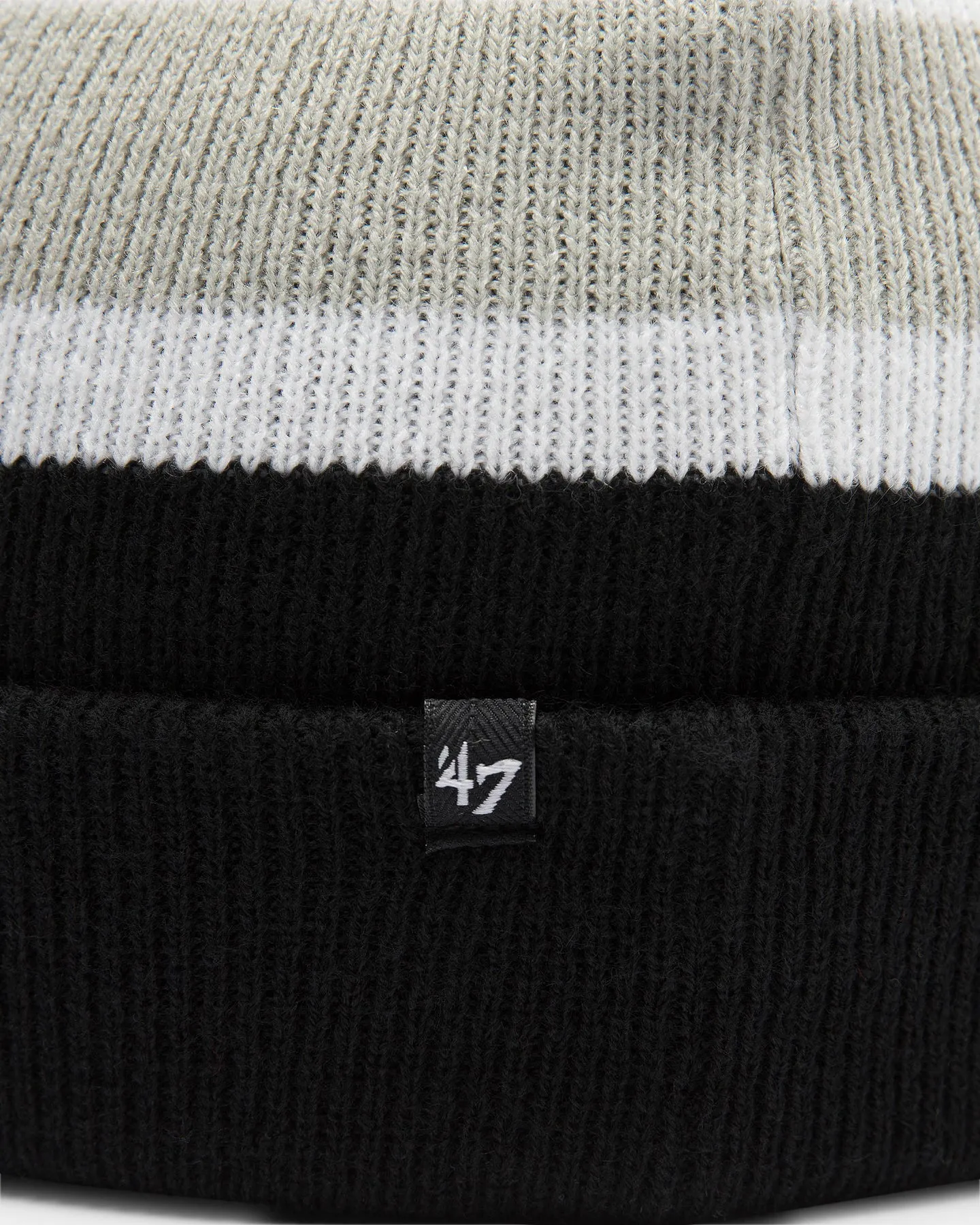 47 Brand Ducks Breakaway Cuff Knit Black/Grey