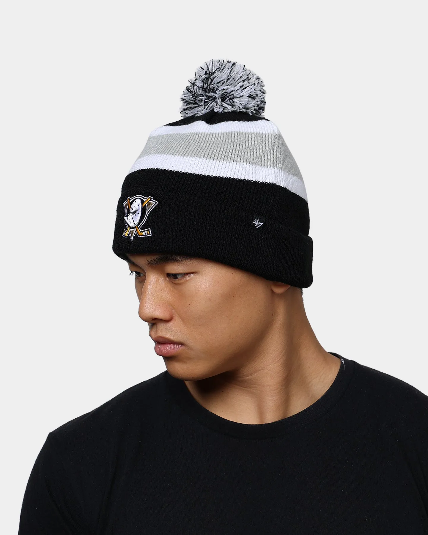 47 Brand Ducks Breakaway Cuff Knit Black/Grey