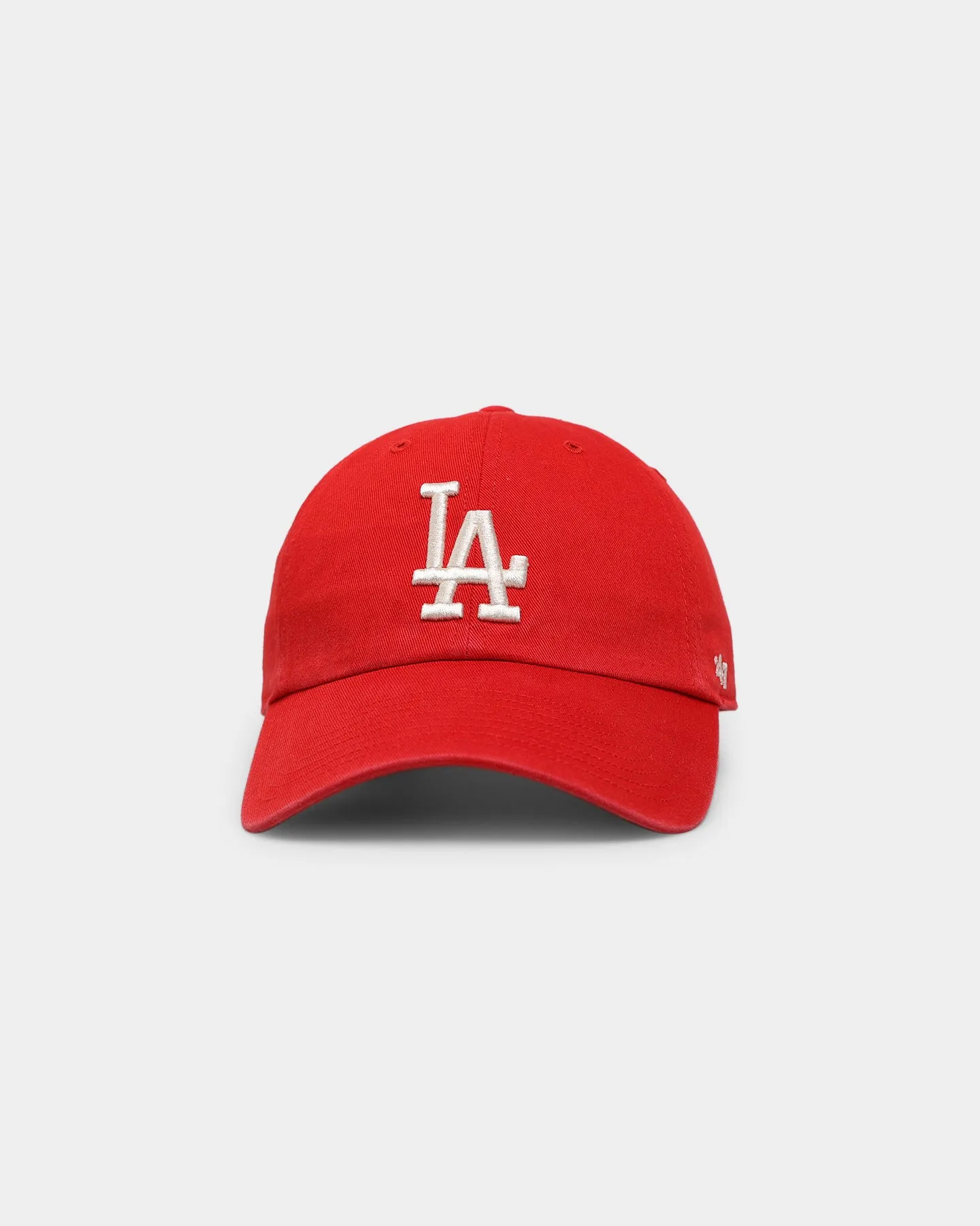 47 Brand Los Angeles Dodgers Clean Up Strapback Red/Natural