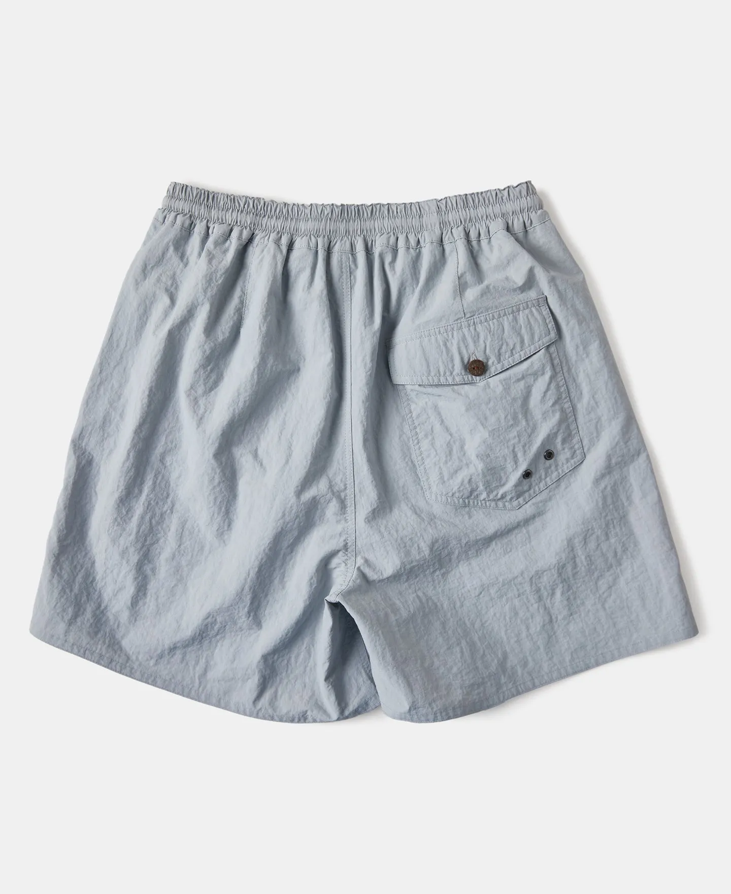 5-Inch Nylon Swim Shorts - Light Gray