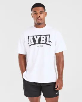 Academy Oversized T Shirt - White