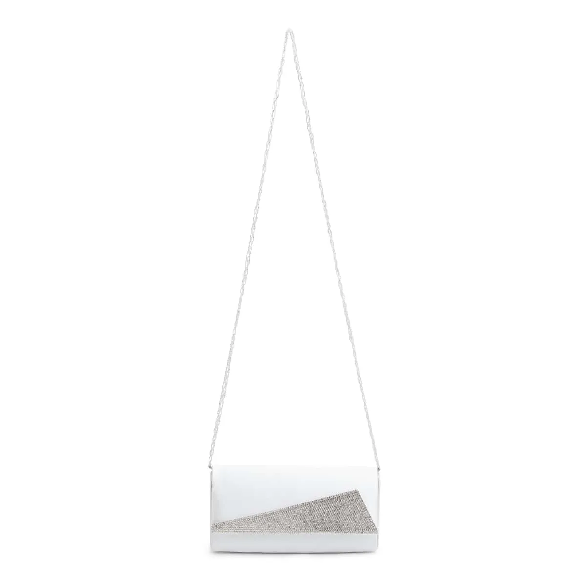 Addy Handbag in White Fabric