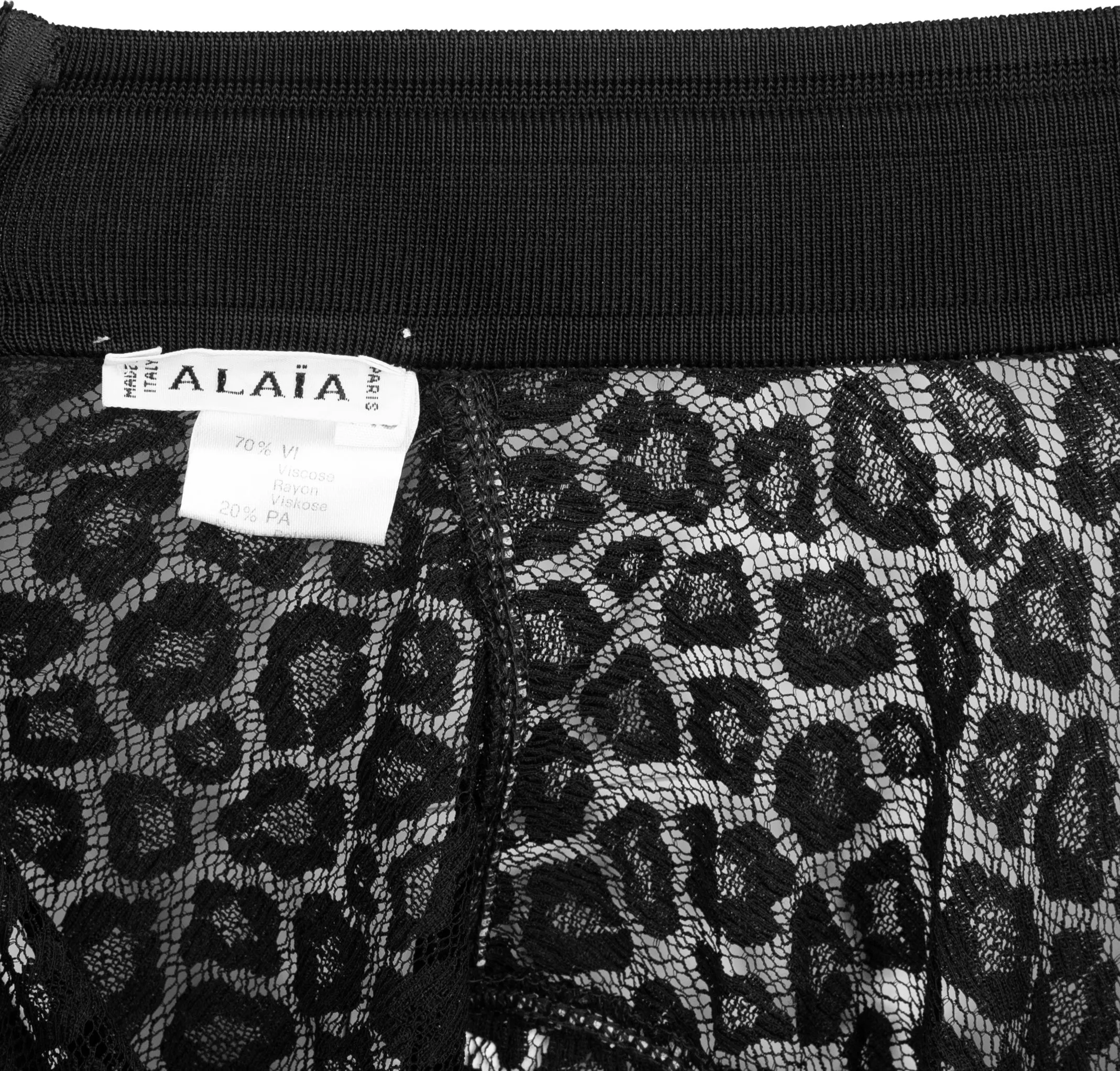 Alaïa Fall 1991 Runway Printed One-Piece