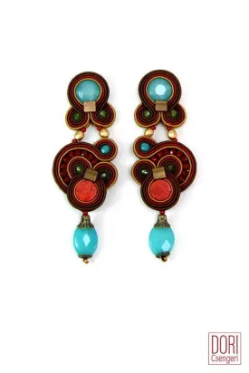 Alora Turquoise Drop Earrings