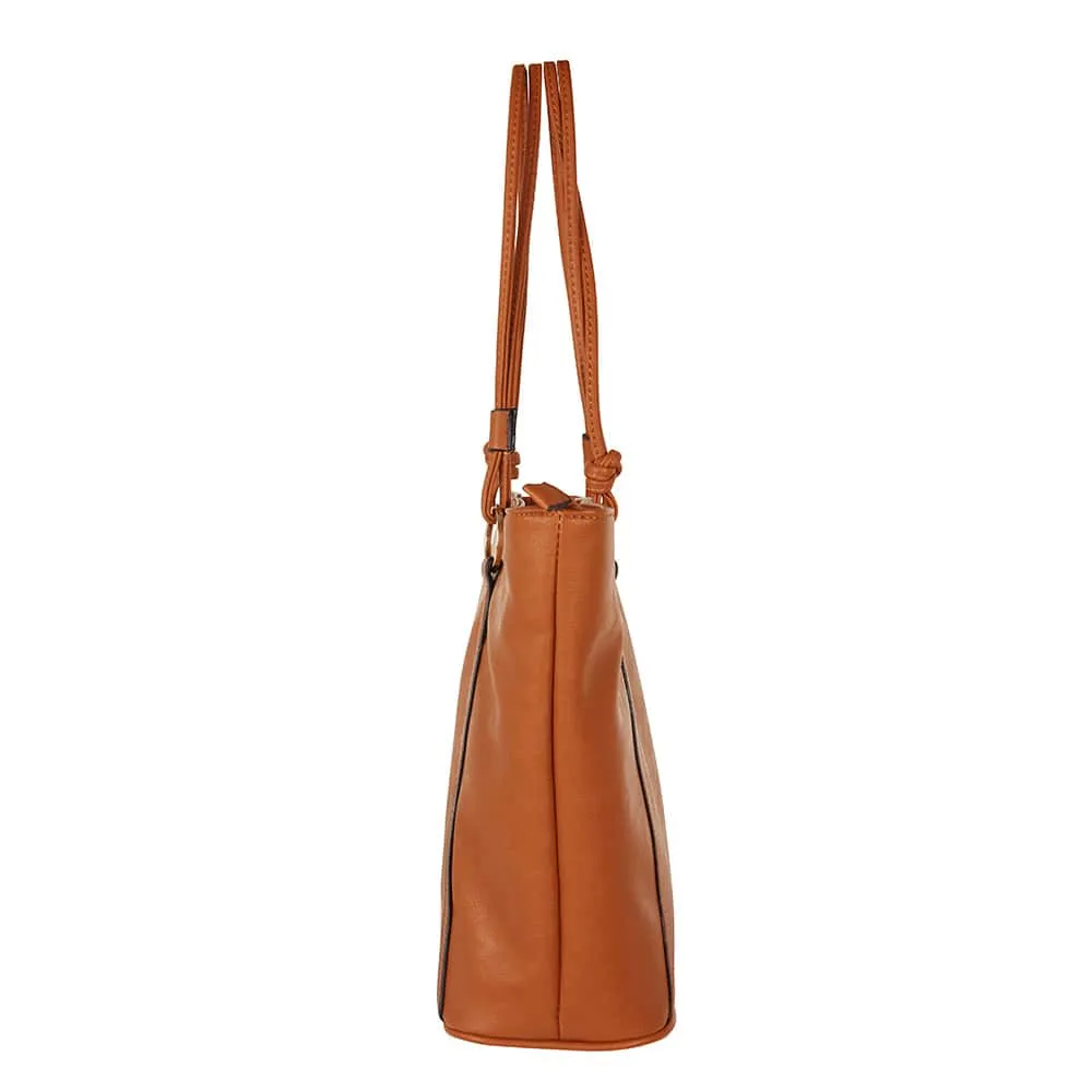 Amore Handbag in Tan Smooth