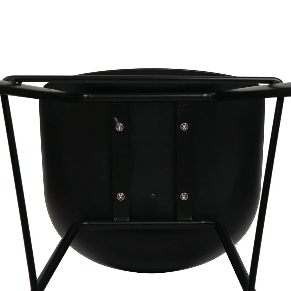 Artiss Set of 2 Metal Bar Stools - Black