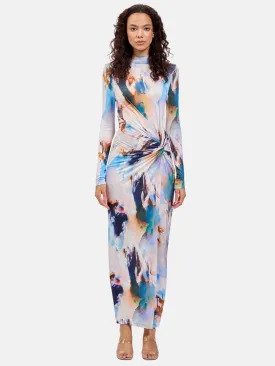 Athena Dress Abstract Print