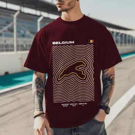 Belgian Grand Prix Circuit Oversized T-Shirt