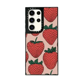 Berry Chic Designer Samsung S24 Ultra Case Cover