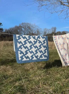 Blue Geometric Quilt - Made to order Jacket