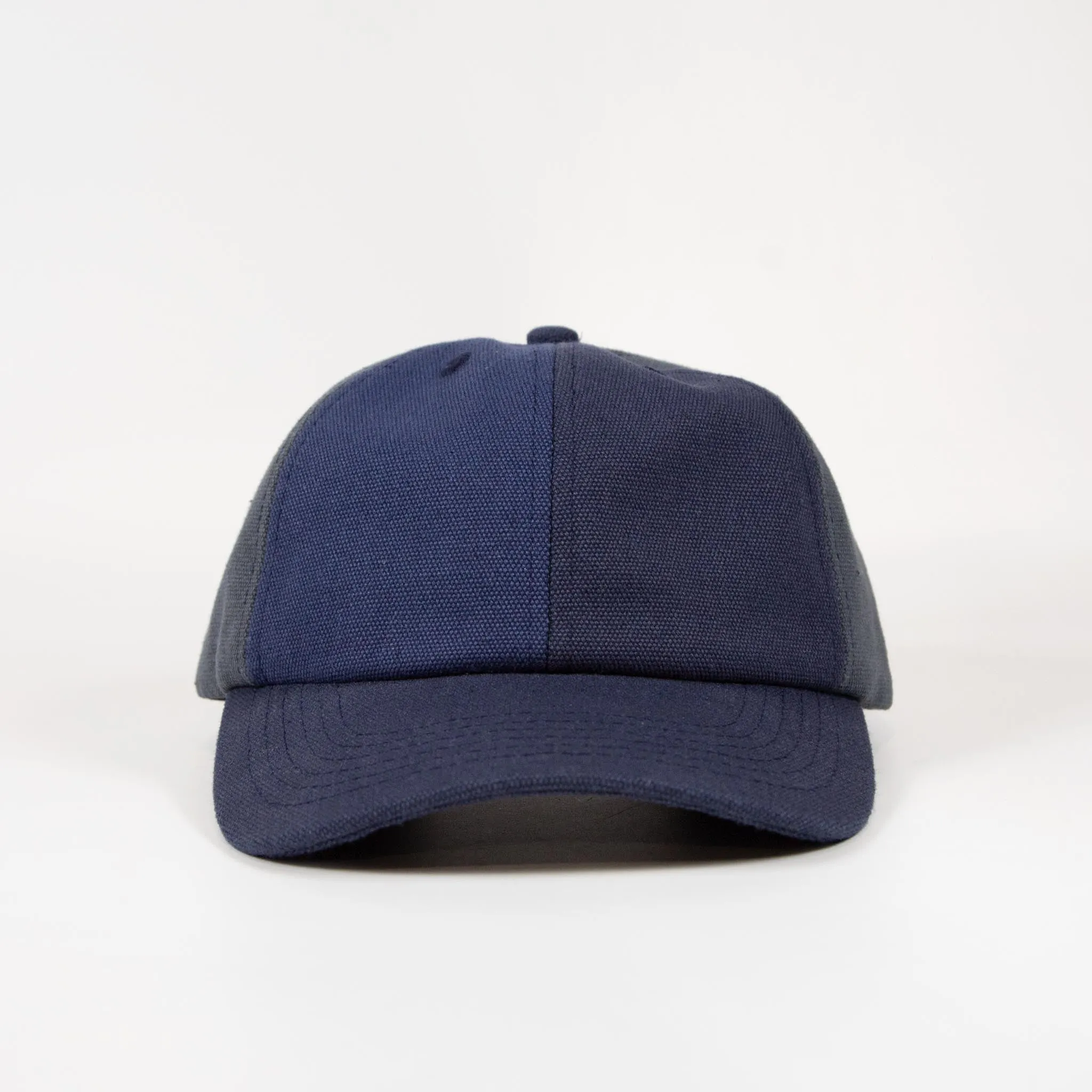 Butter Goods - Canvas Patchwork 6 Panel Cap - Washed Navy