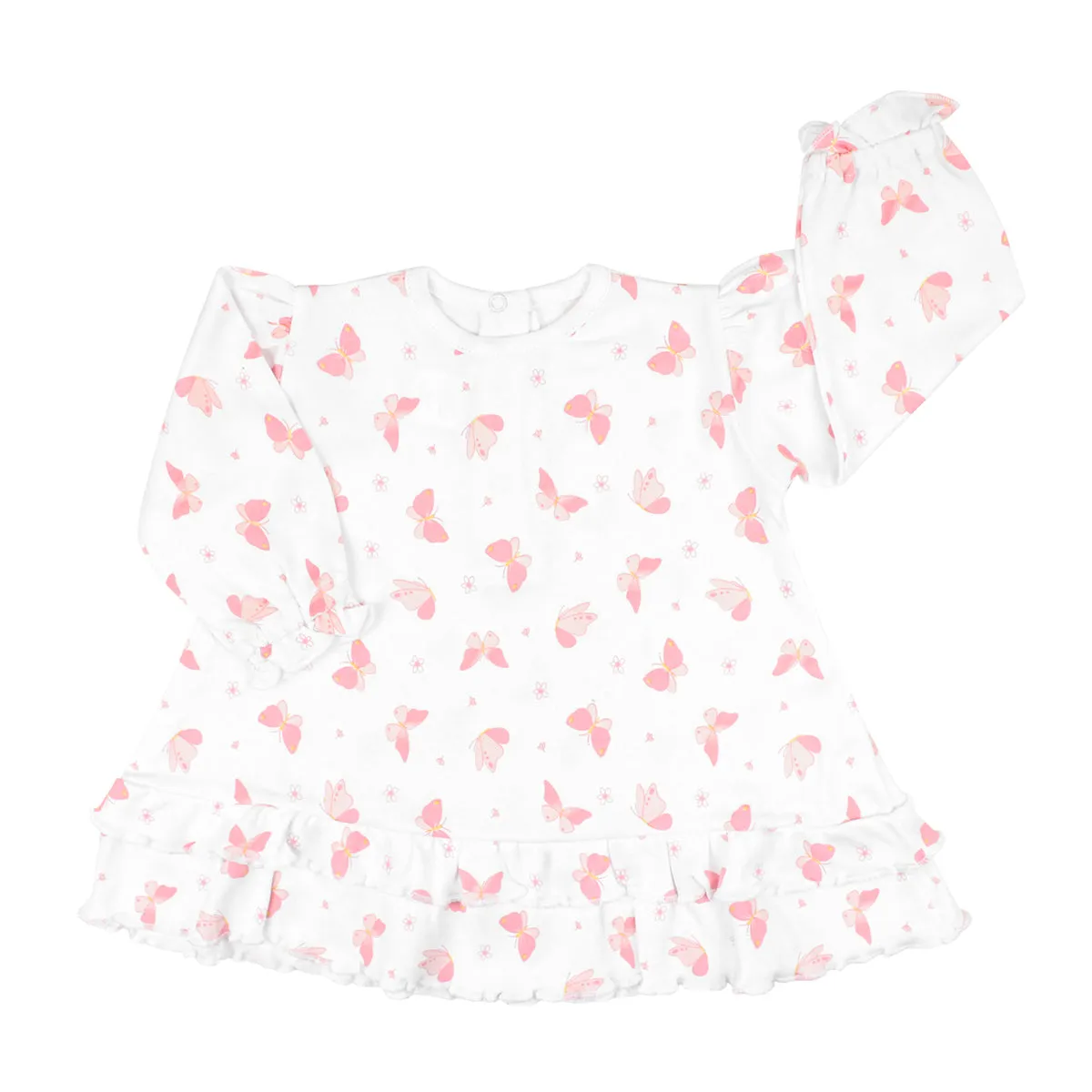 Butterflies Printed Dress | Baby Girl