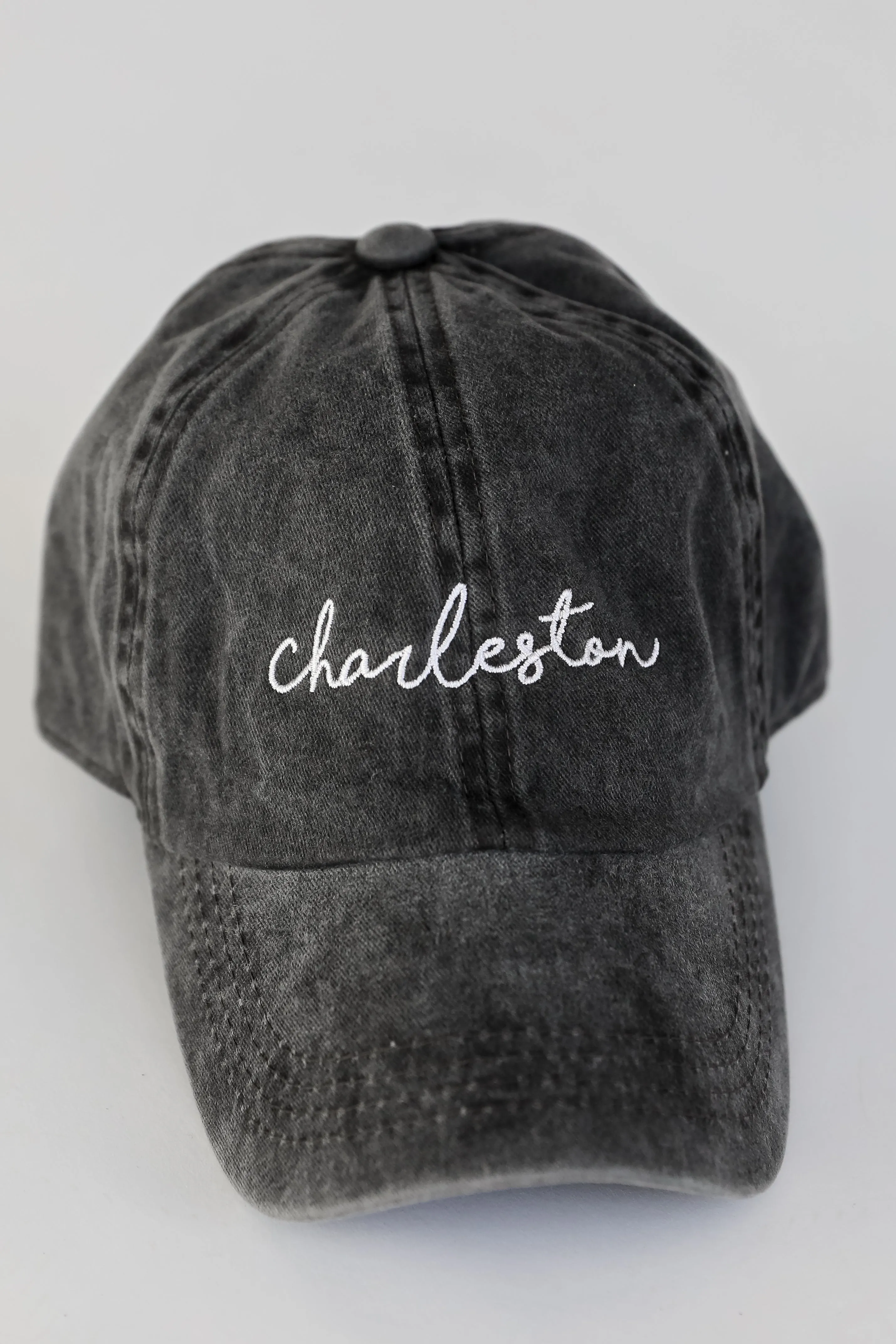 Charleston Script Embroidered Hat