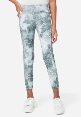 Collection X by Justice Marble-Print Crop Leggings