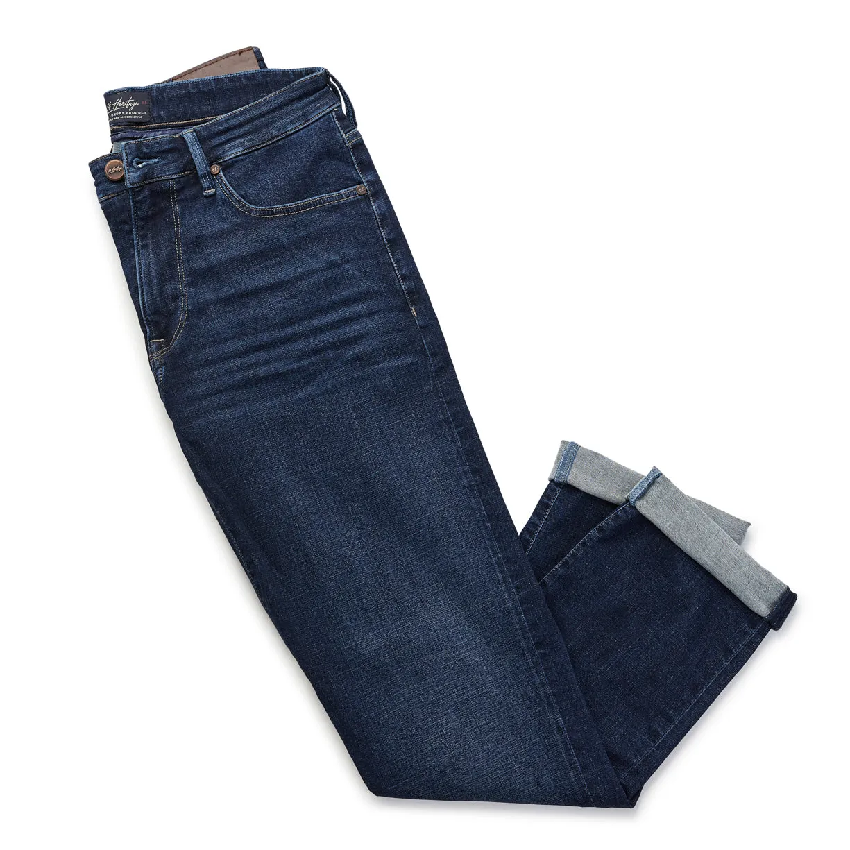 Cool Tapered Leg Jeans In Dark Shaded Organic