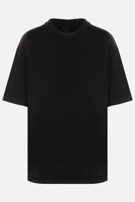 cotton and nylon oversize t-shirt