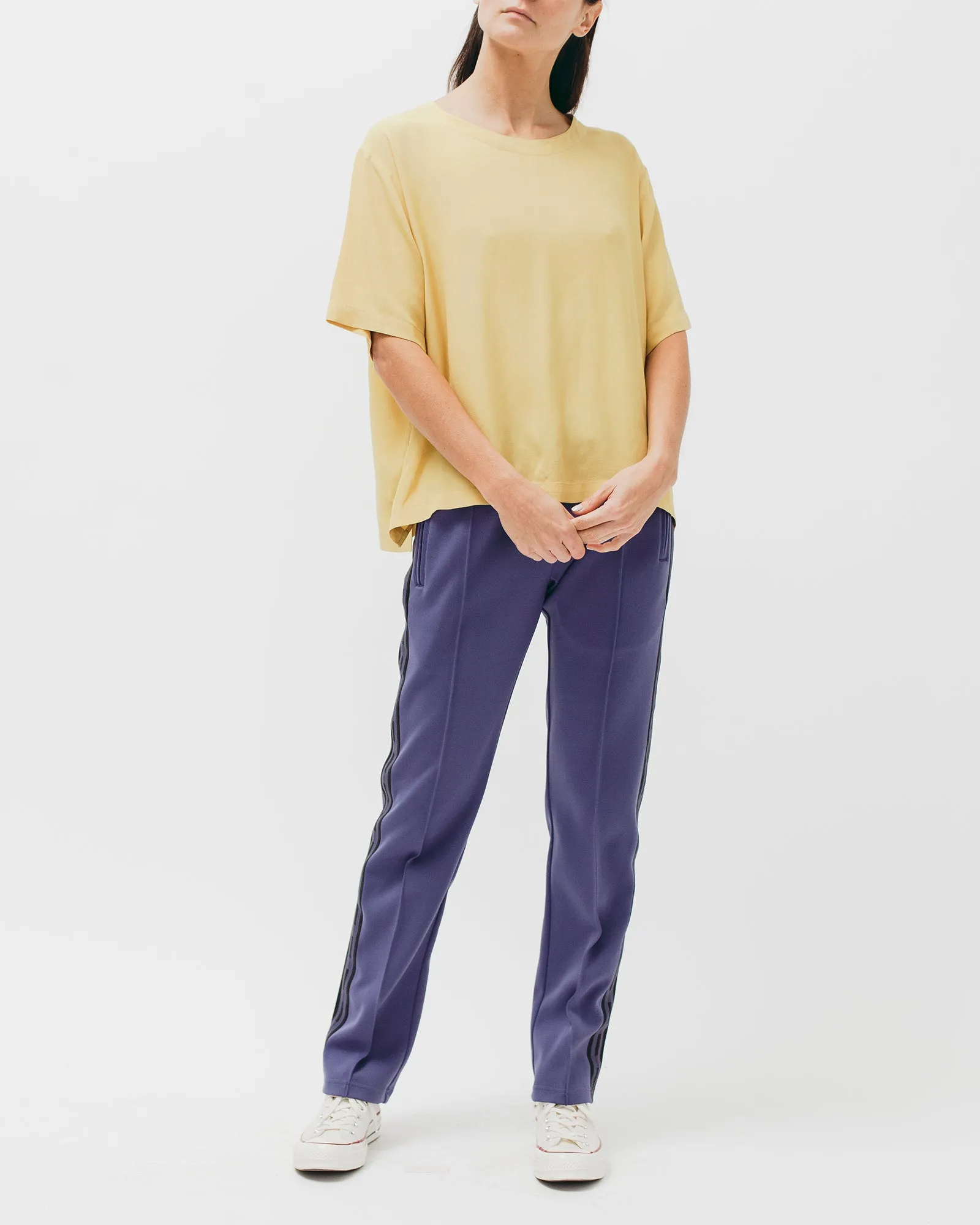 Crepe Rayon S/S Shirt - Lemon