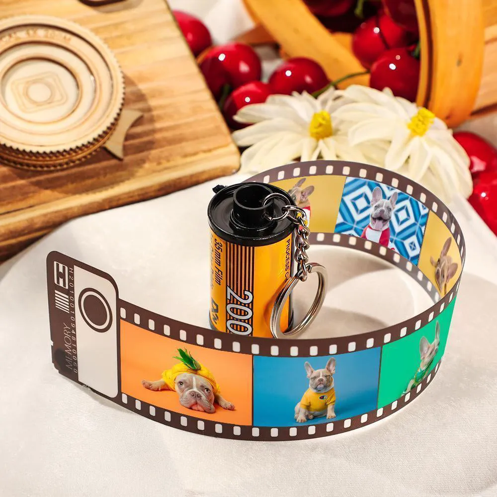 Custom Camera Film Roll Keychain Gift for Him For Boyfriend