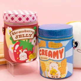 Cute Jar Handbag - That's My Jam! Strawberry & Peanut Butter