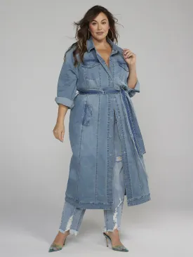 Denim Trench Coat