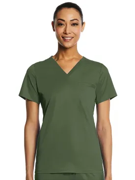 EON Sport - Women's Sporty Chest Pocket V-neck Top