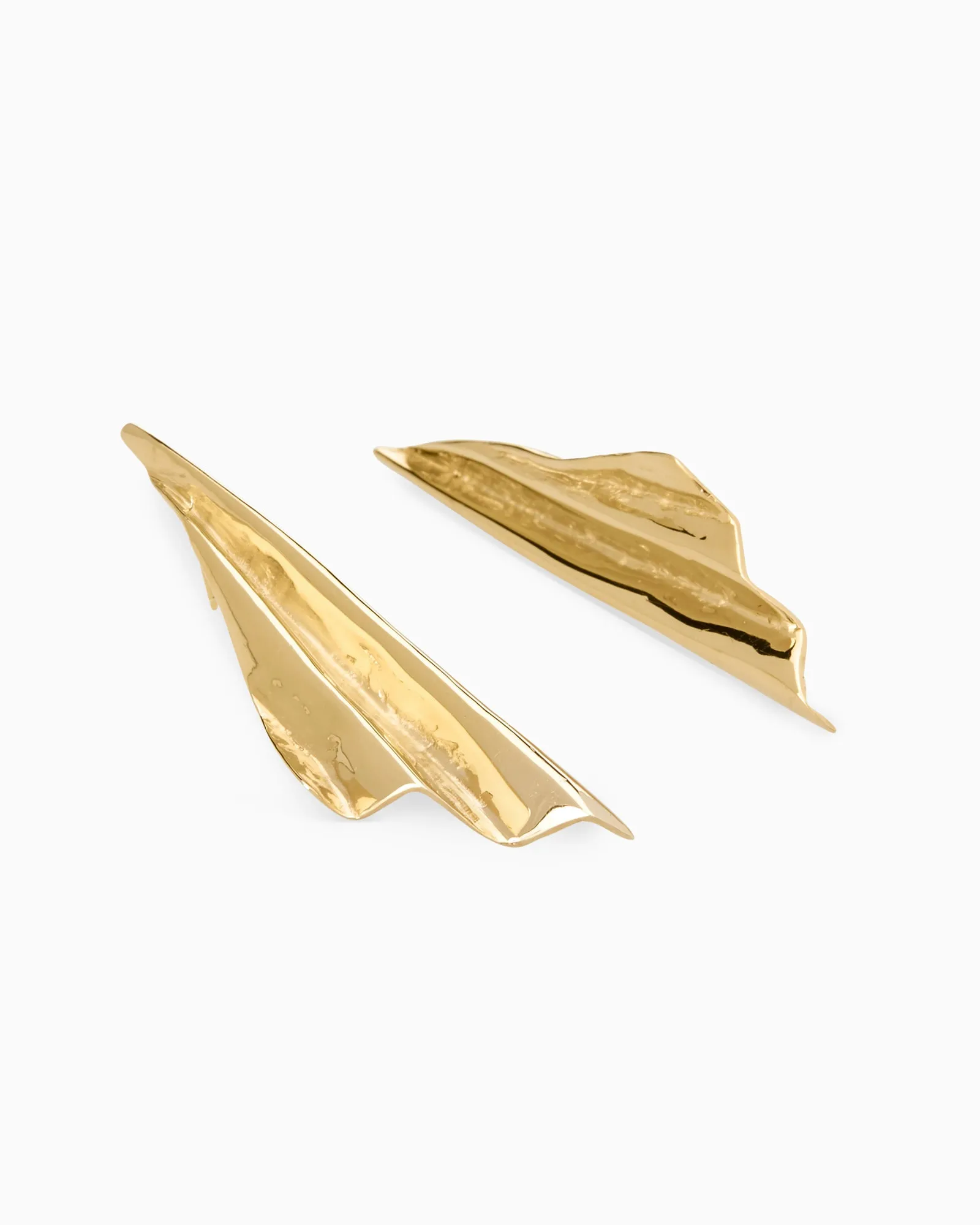 Fan Earrings | Gold