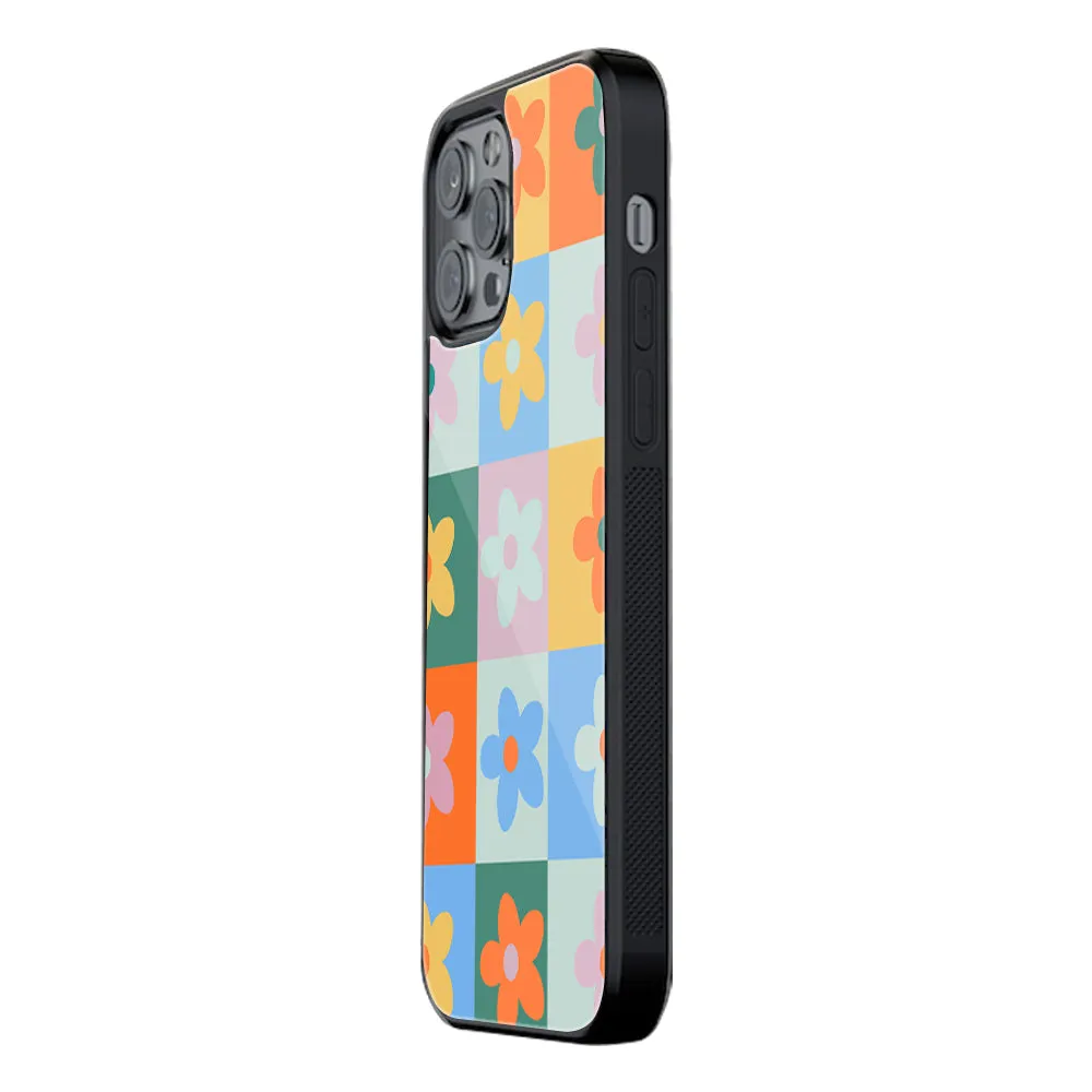 Floral Patchwork Phone Cover | Glass Case