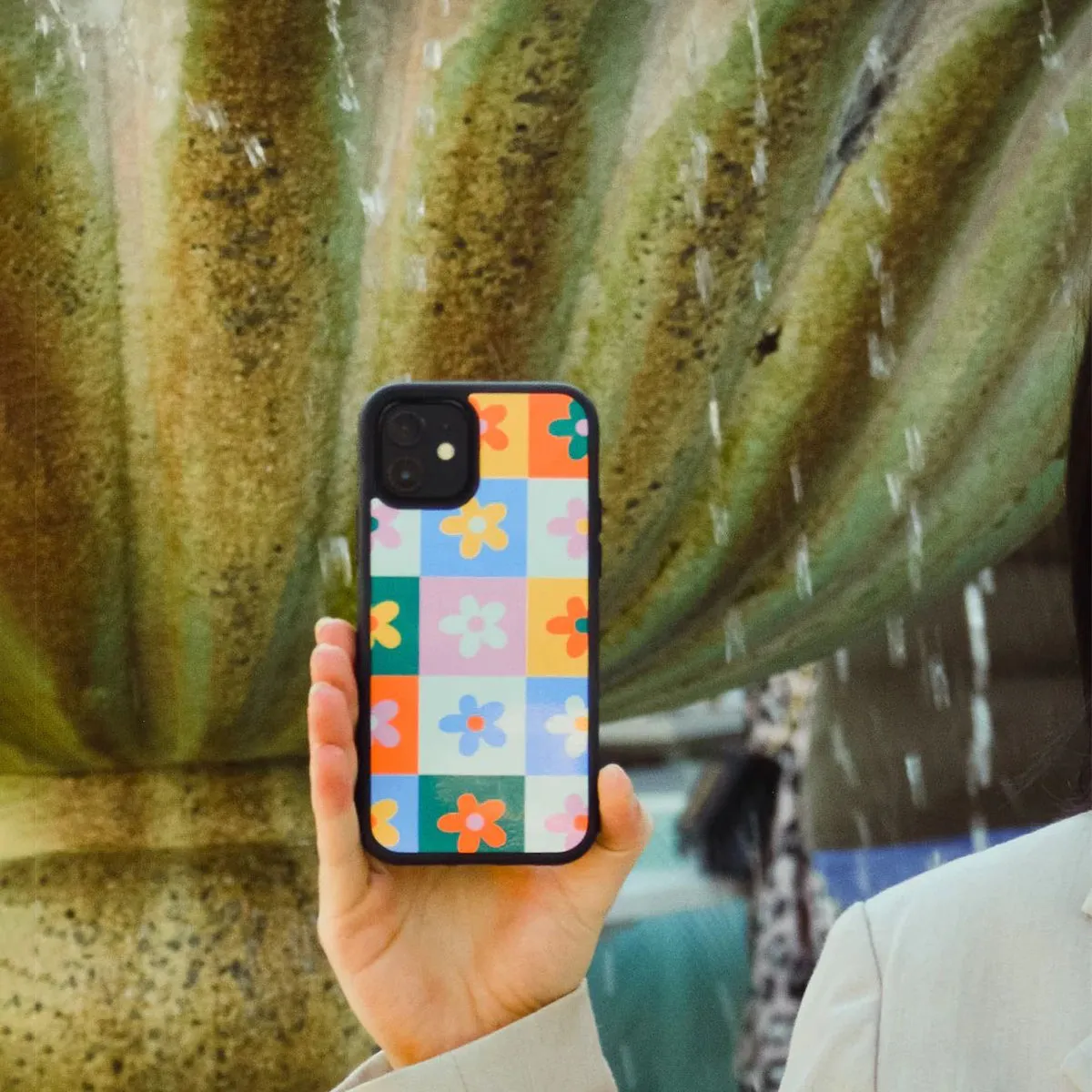 Floral Patchwork Phone Cover | Glass Case