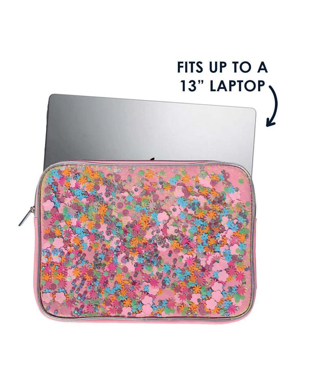 Flower Shop Confetti Laptop Sleeve and Carrying Case