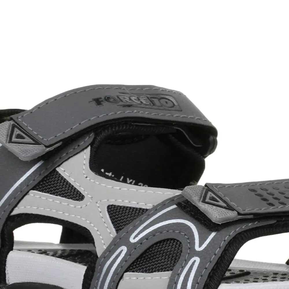 Force 10 Grey Sporty Sandals For Men LXI-20 By Liberty