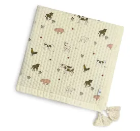 Gamcha Quilted Farmyard Blanket