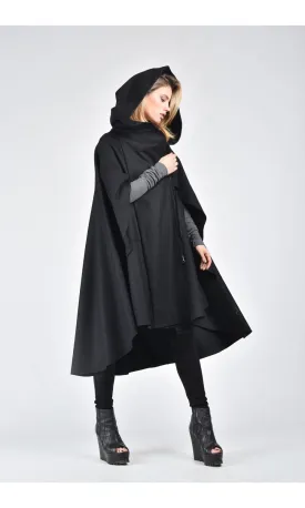 Hooded Cape Coat