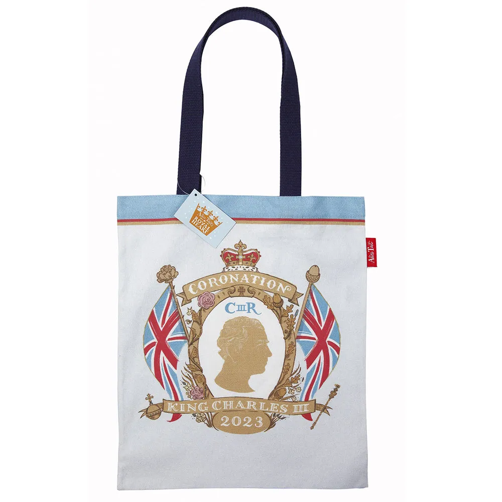 King Charles III "Coronation Silhouette" Tote Bag