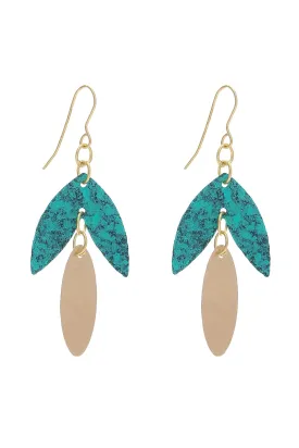 Leena Earrings, green