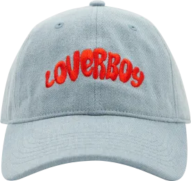 Loverboy Denim Hat - Red