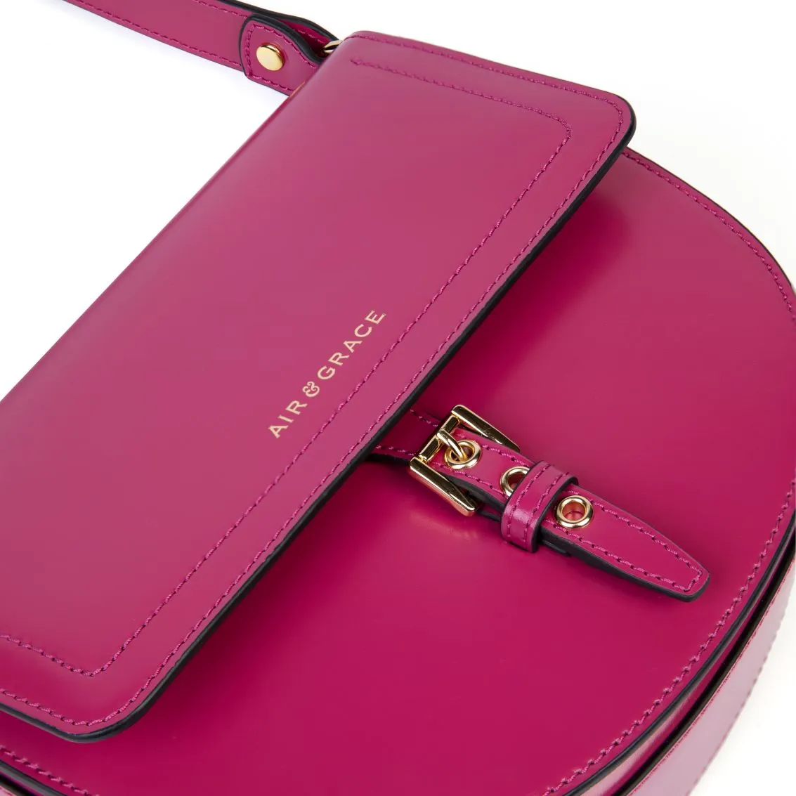 Luna: Raspberry Multi Way Handbag