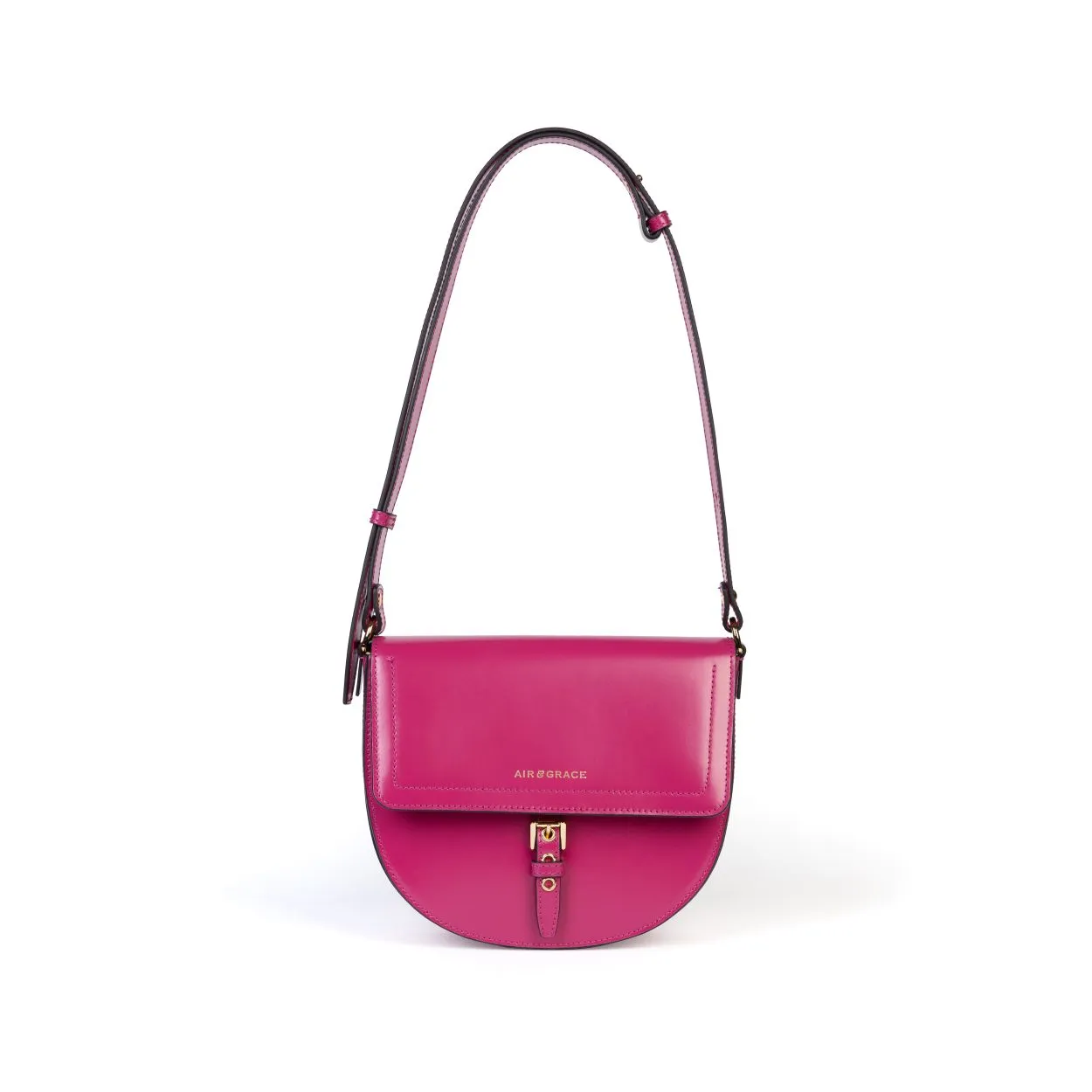 Luna: Raspberry Multi Way Handbag