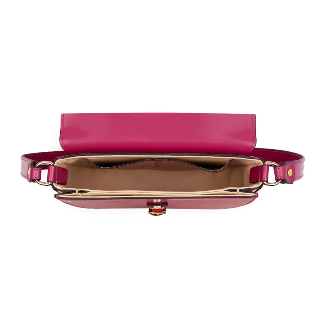 Luna: Raspberry Multi Way Handbag