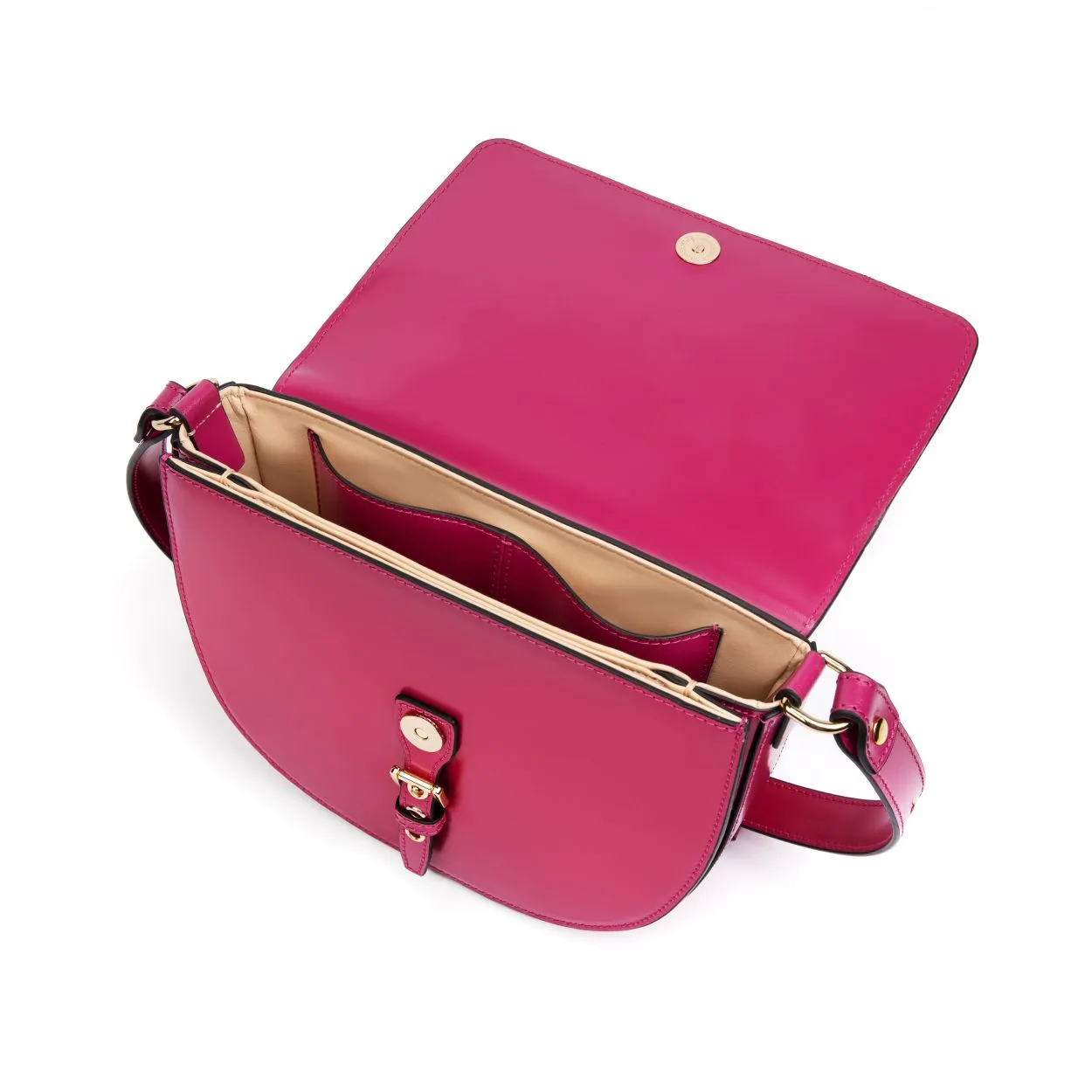 Luna: Raspberry Multi Way Handbag