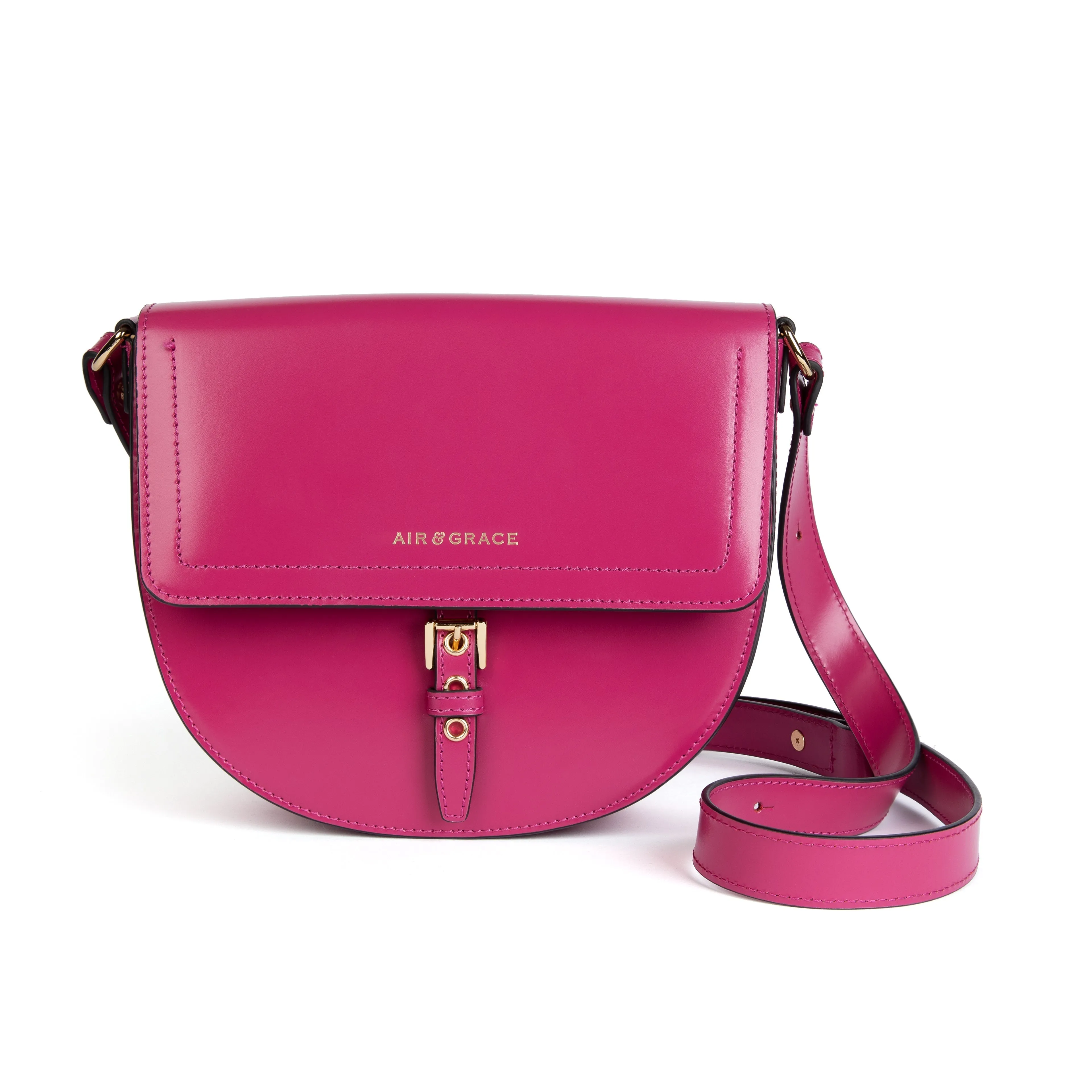 Luna: Raspberry Multi Way Handbag