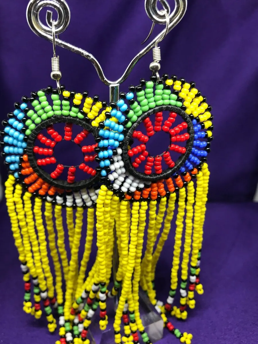 Masai Earrings In Yellow