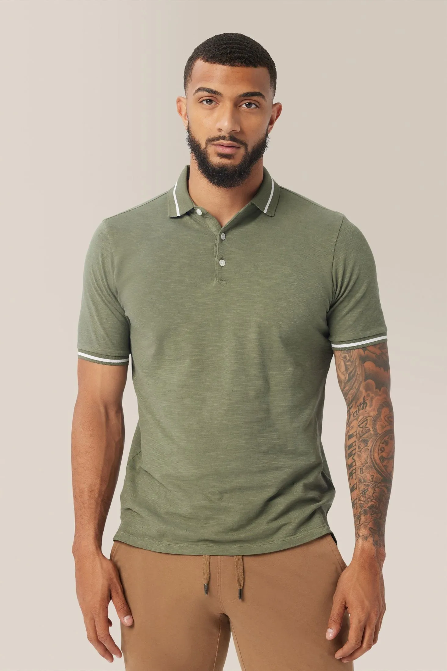 Match Point Polo | Soft Slub Jersey