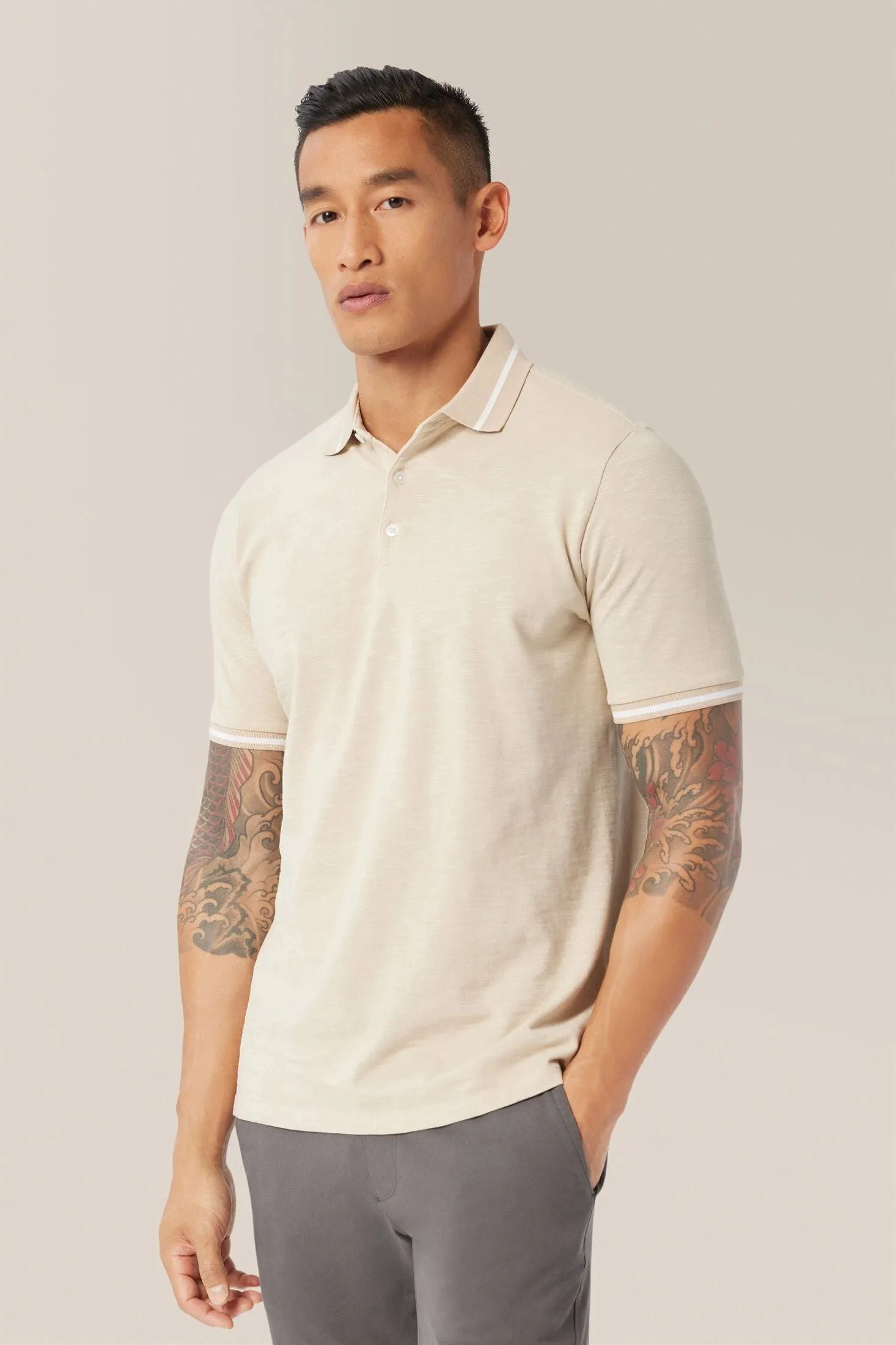 Match Point Polo | Soft Slub Jersey