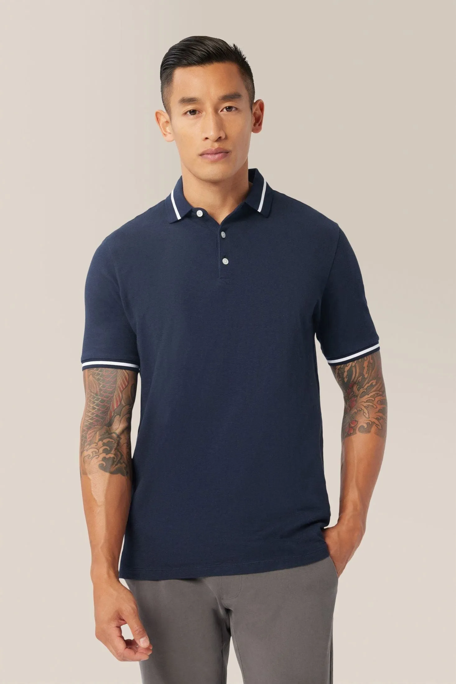 Match Point Polo | Soft Slub Jersey