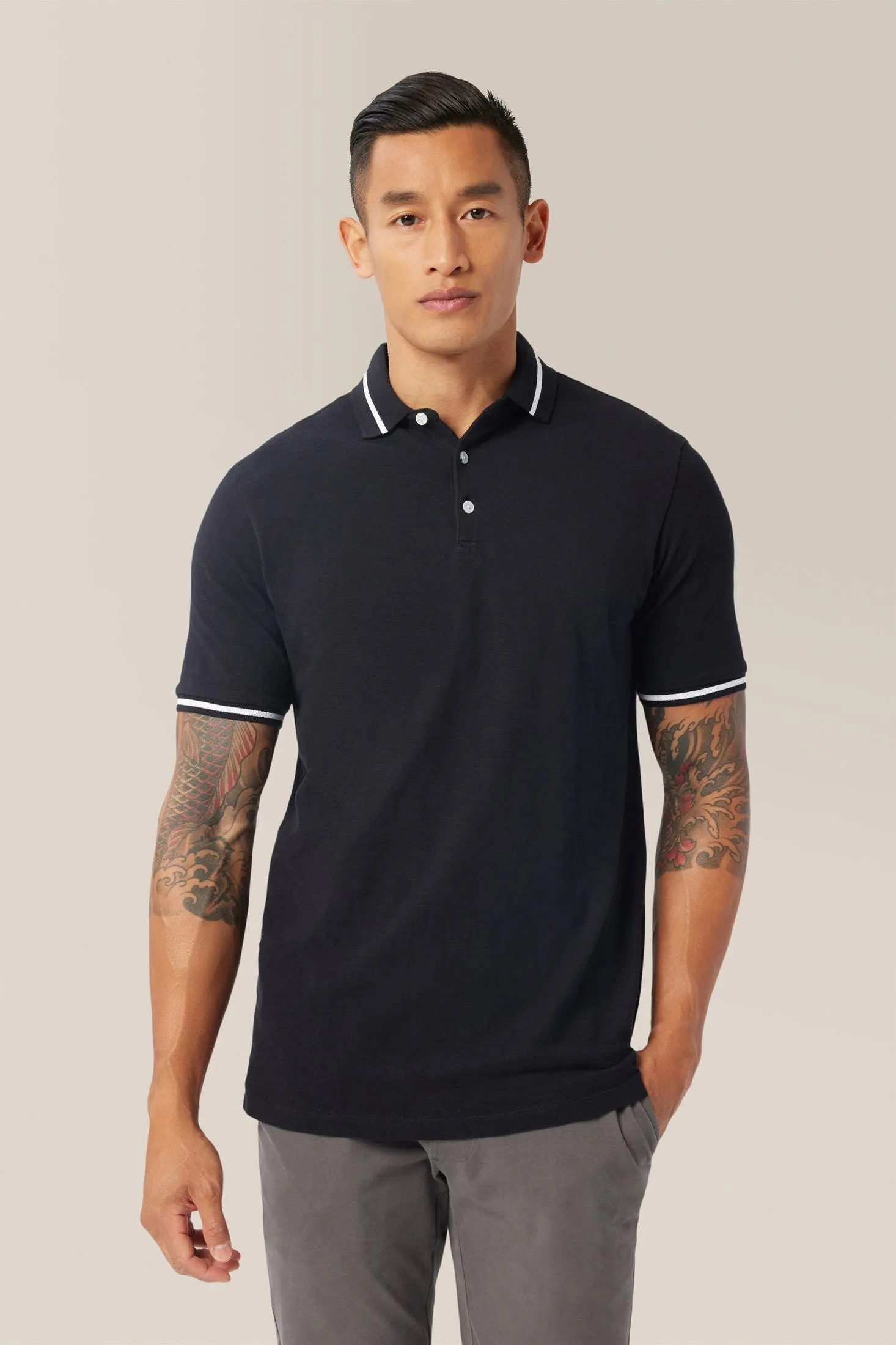 Match Point Polo | Soft Slub Jersey