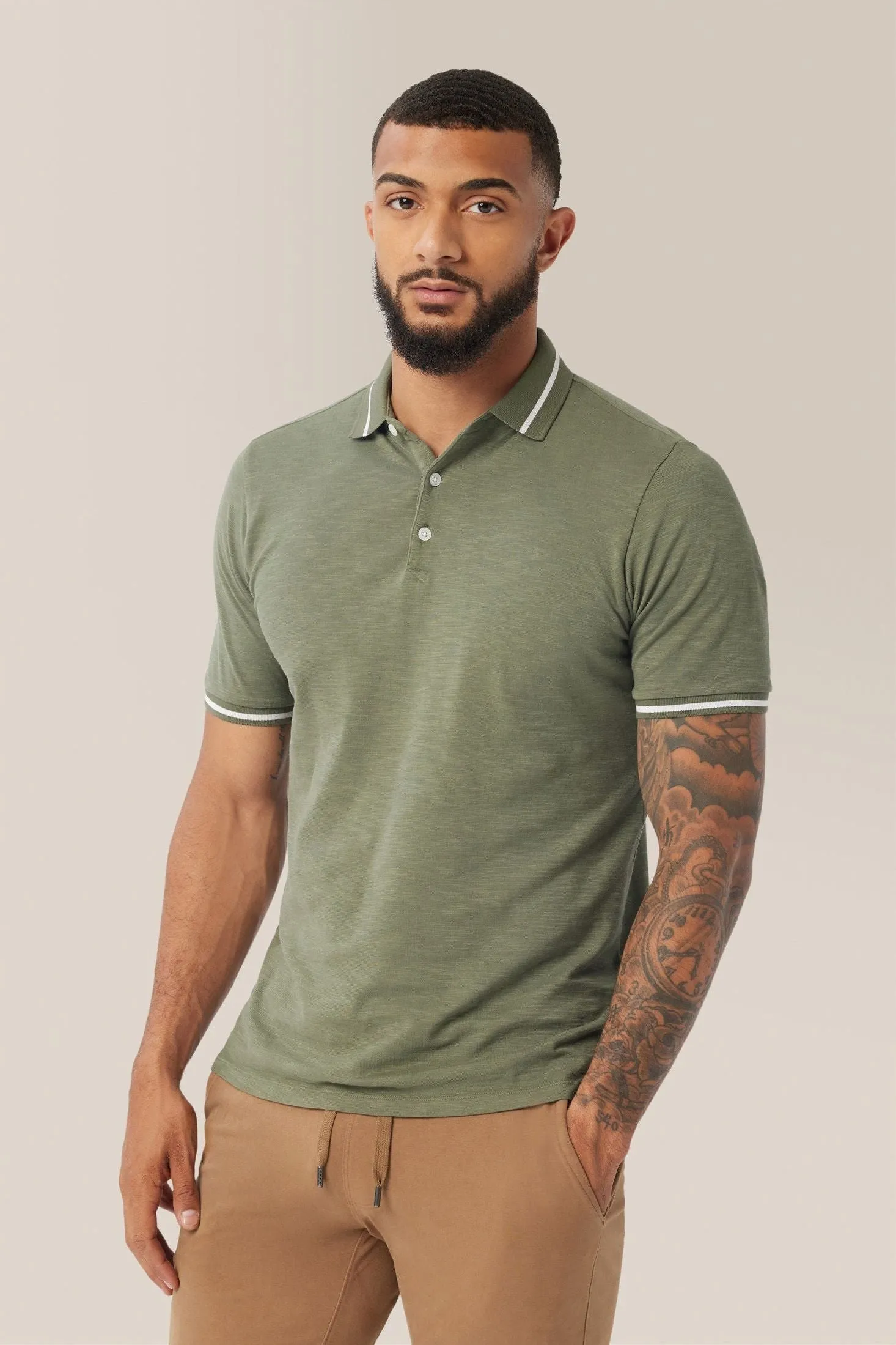 Match Point Polo | Soft Slub Jersey