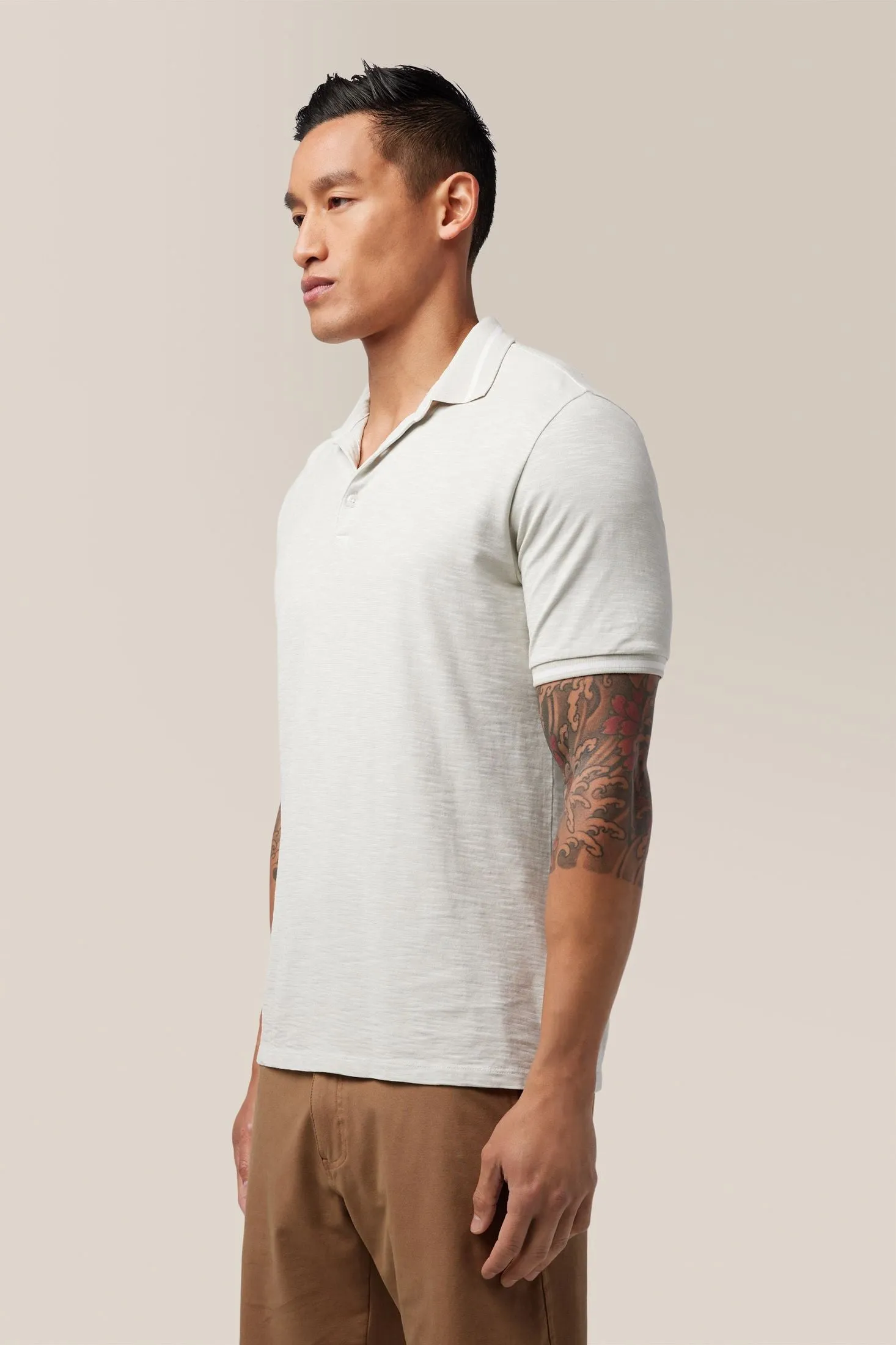 Match Point Polo | Soft Slub Jersey